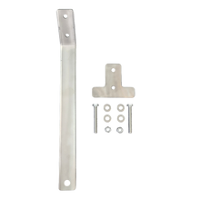 Load image into Gallery viewer, DRAGON BACK 45° FLAT BAR 16" DUNE FLAG MOUNT W/ BACKER - STAINLESS (TOYOTA)