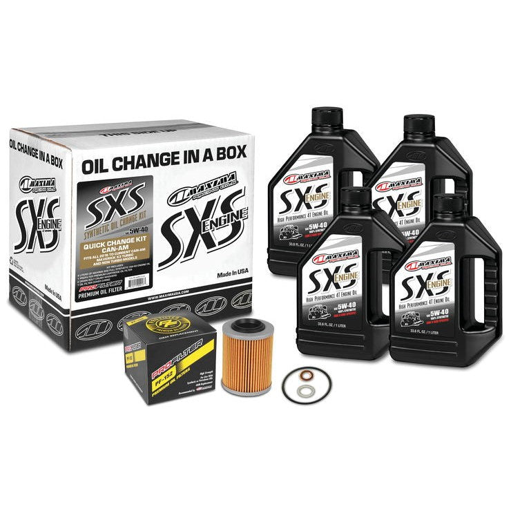 MAXIMA SXS SYNTHETIC OIL CHANGE KIT CAN-AM MAVERICK X3 TURBO/NON-TURBO