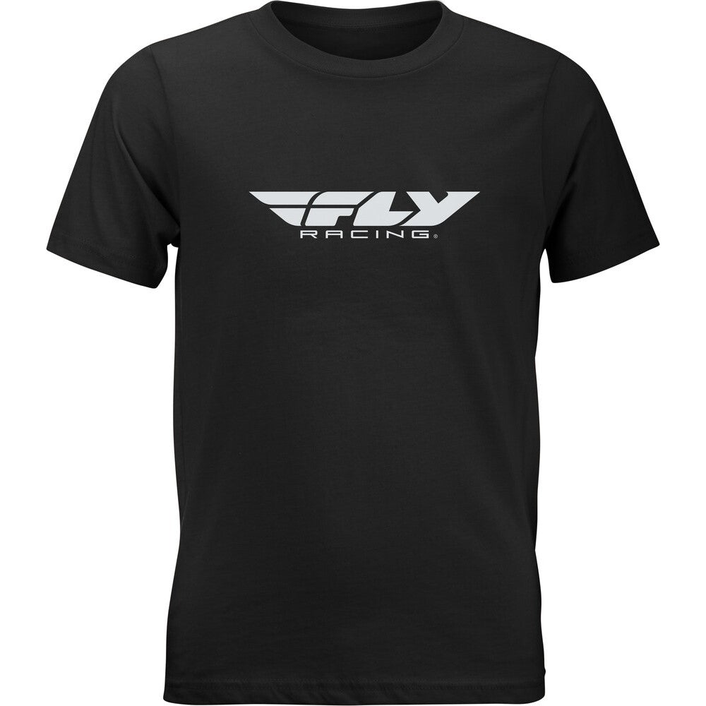 YOUTH FLY RACING CORPORATE TEE - BLACK - SMALL ONLY