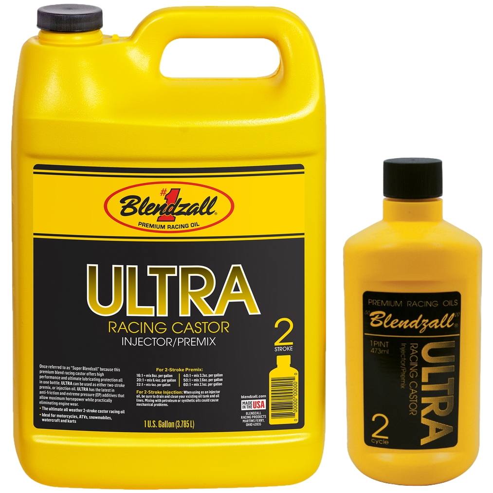 BLENDZALL ULTRA 2-CYCLE RACING CASTOR OIL T2  2-STROKE